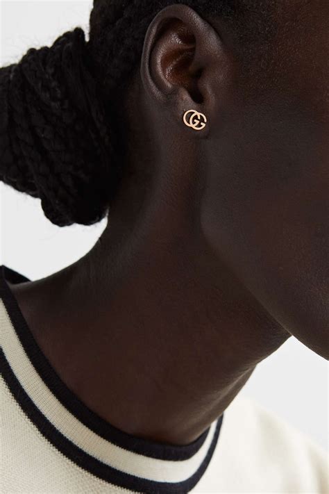 earing gucci|gucci earrings on model.